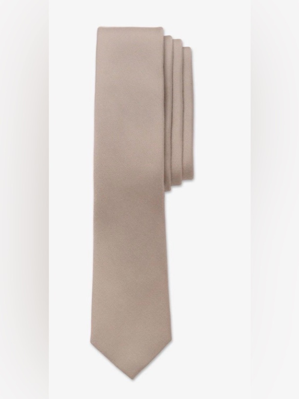 Birdy Grey Simon Necktie - Taupe Matte